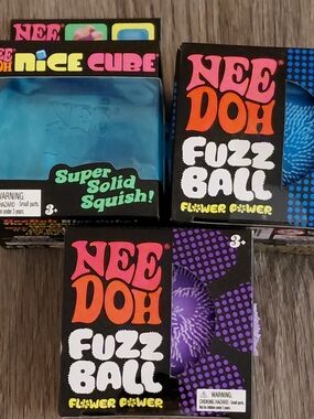 Blue Super Solid Squish Cube - Kids Sensory Toy
